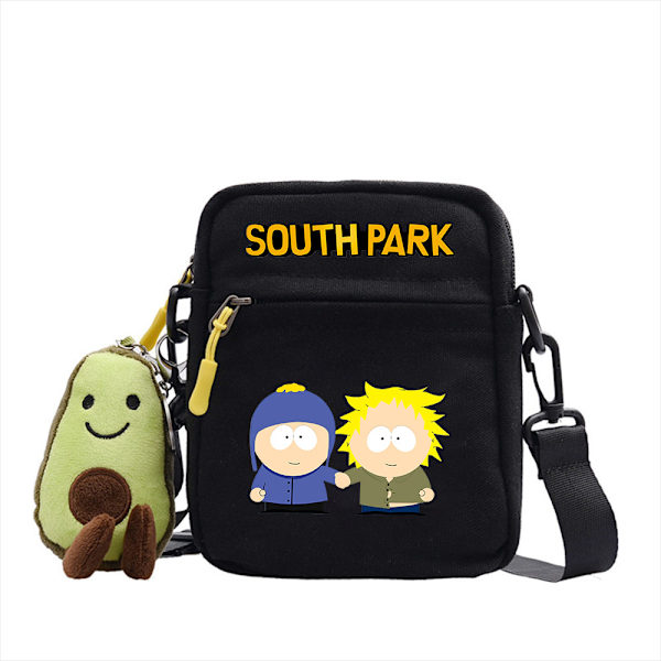 South Park diagonal ryggsäck animation runt F2 black F2