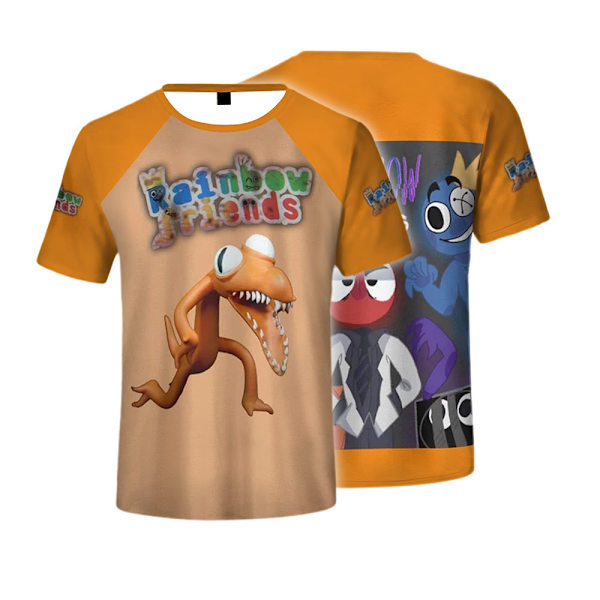 Regnbågsvänner spel perifert kort ärm F2 Short sleeved F2 XL