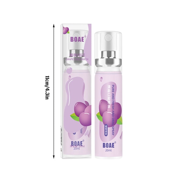 Frukt Munspray Bad Spray Andedräkt Fräscha Munspray Oral Care For Breath Freshening Citron 20ml Violet