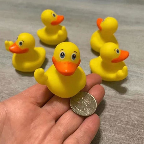 Rubber Duck The Finger, Car Dashboard Duck Decor, Duck Bath Toys Cute Float Badkar Duck P null none