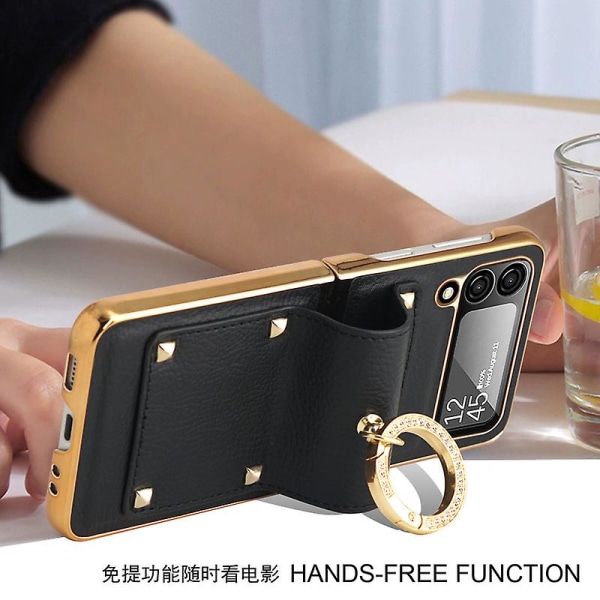 Lämplig för Samsung Zflip3 Samsung Phone Case Folding Ring Case orange