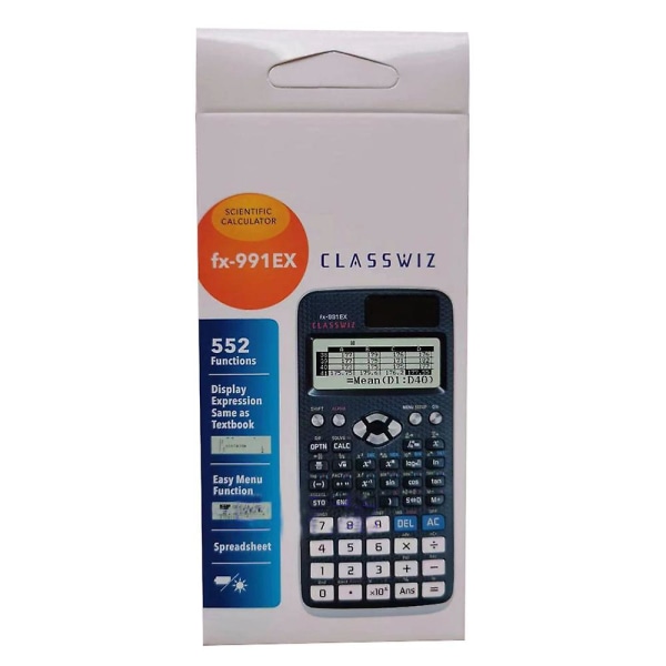 Fx-991ex / Fx-991es Plus Scientific Calculator Svart Fx-991ES Plus