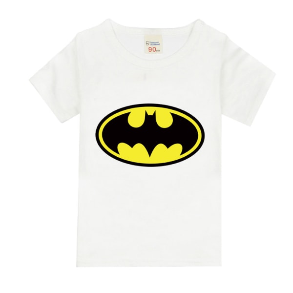 Barn T-shirt Batman vit 120cm