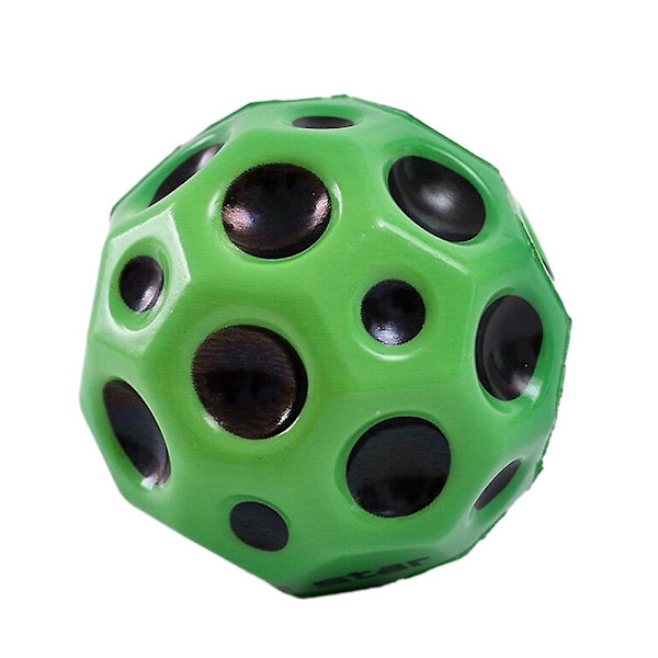 Extremt höga studsande rymdbollar, Cool Pop studsande rymdboll Gummistudsboll Sensorisk leksak, Sportträningsboll för inomhuslek utomhus, Green