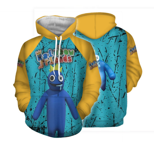 Regnbågsvänner3D printed hoodie F3 Sweater F3 M