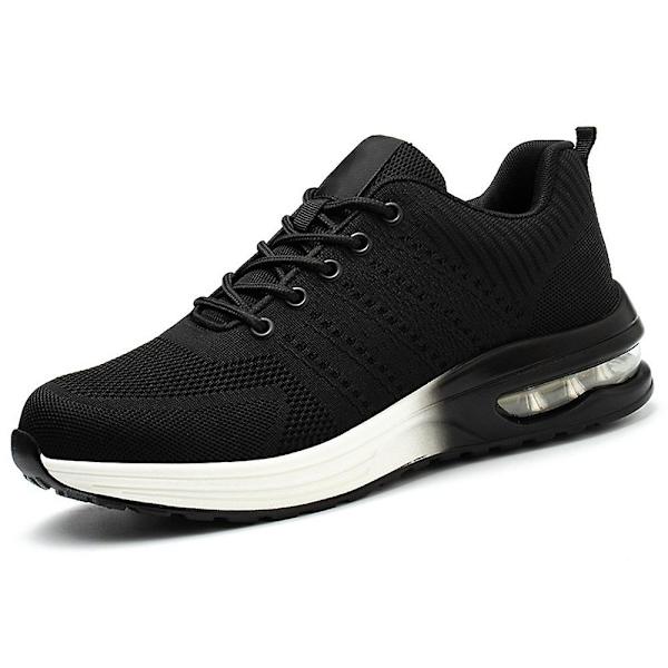 Lättstål Kevlar Fiber Skyddsskor Black   White EU37