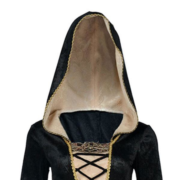 Herr medeltida Crusader Knights Templar Dräkt hög kvalitet White XL