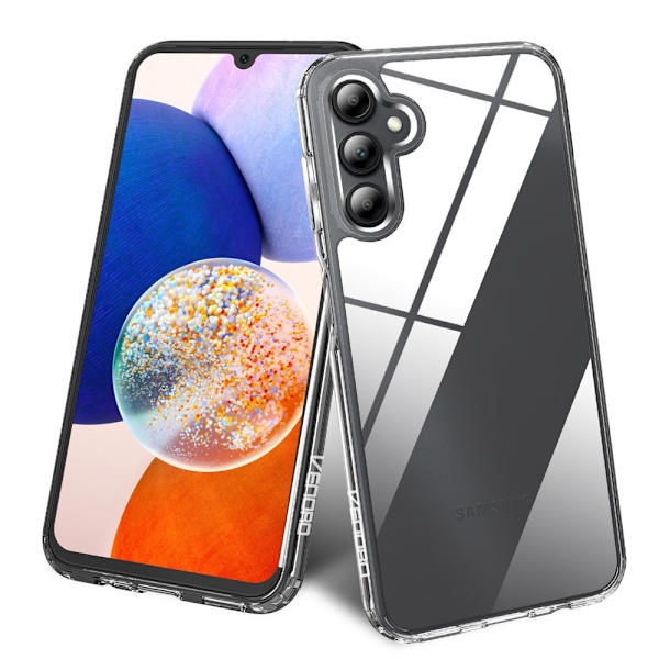 Elegant Choise phone case för Samsung Galaxy A14 5G Stötsäkert mjukt TPU- cover, genomskinligt