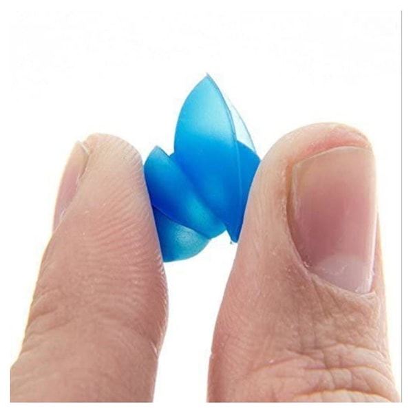 10 par öronproppar i silikon i plastfodral Mjuk Återanvändbar Tvättbar Nrr 28db För att sova Simning Ljudreducering Hörselskydd Resa null none