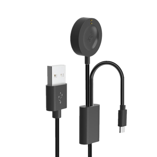 För Gen6/5/4 2 i 1 USB laddningskabel Hörlurar Laddningskabel Watch Laddningskabel null none