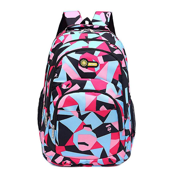 Gymnasieryggsäckar för flickor grundskolebarn skolväska mochila högkvalitativ skolväskor med stor kapacitet för barn pojkar Pink