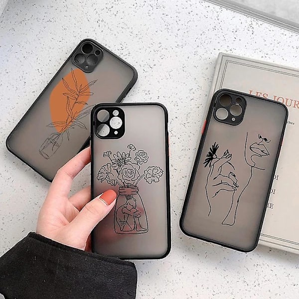 Clear Luxury Portrait Art Phone Case För Iphone - Kompatibel med Iphone 7-14 Pro Max T1 For iPhone 14
