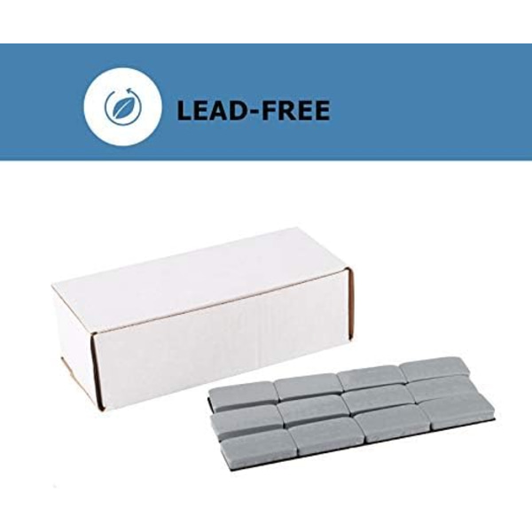 EZISOE 1/4 Oz svart självhäftande hjulvikter, bilar, lastbilar, stadsjeepar, motorcyklar, lågprofil (72 Oz-pack) 1OZ-Gray(72 OZ Pack) Gray