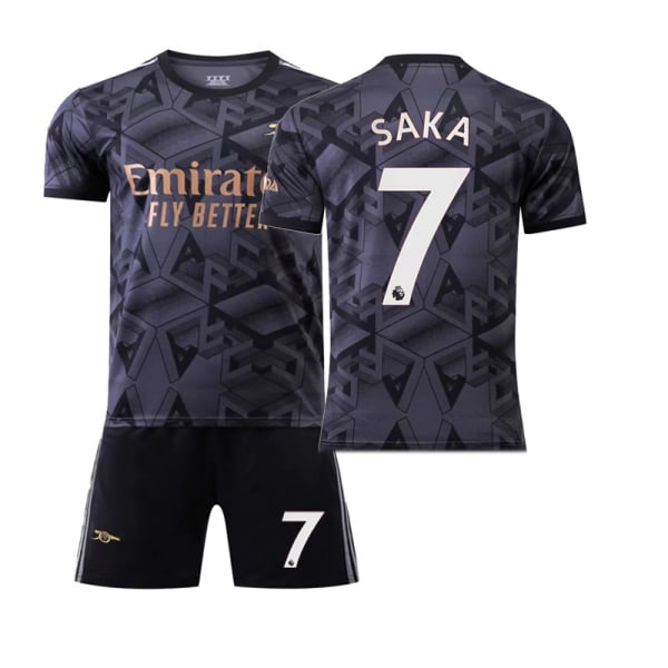 Arsenal Away 22 23 Fotbollströja NO.7 Saka M(170-175cm)