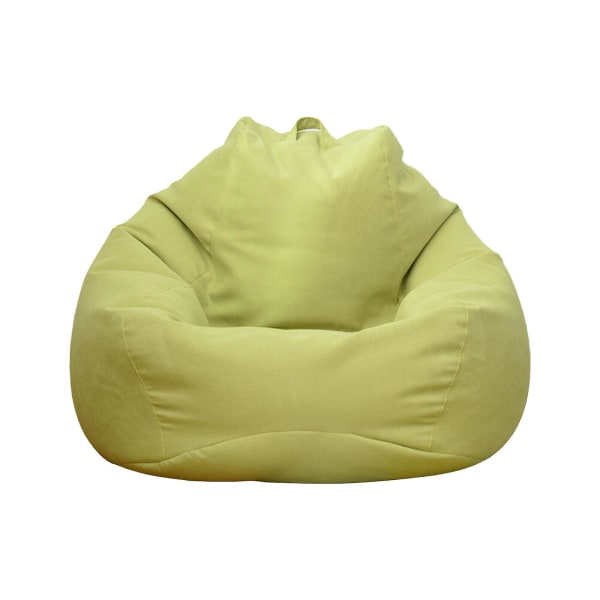 Inomhus utomhus Vuxna Bean Bag Gaming Stol Extra stor Beanbag Cover Yellow 450g