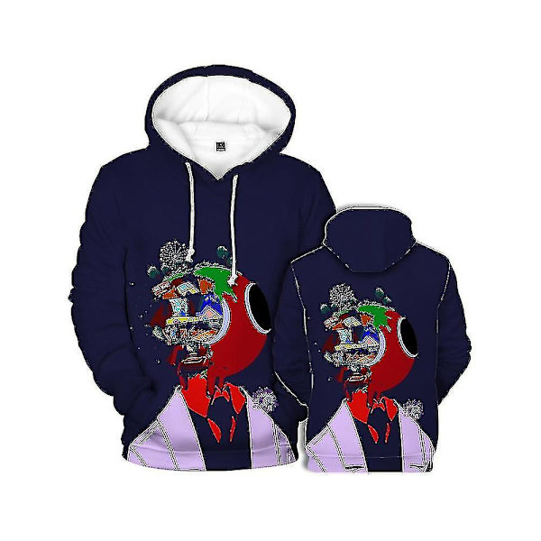 Barn Aldult Roblox Rainbow Friends Huvtröja 3d- print Luvtröjor Pullover Toppar C 4XL