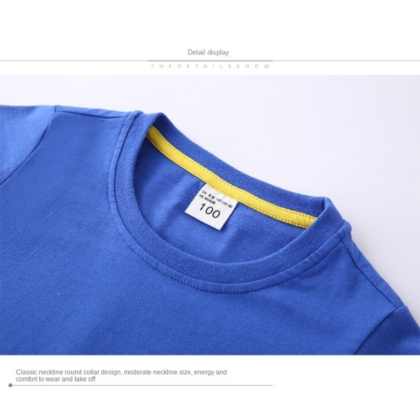 My World T-shirt Sommarkläder för barn F12 Colorful Blue 130cm