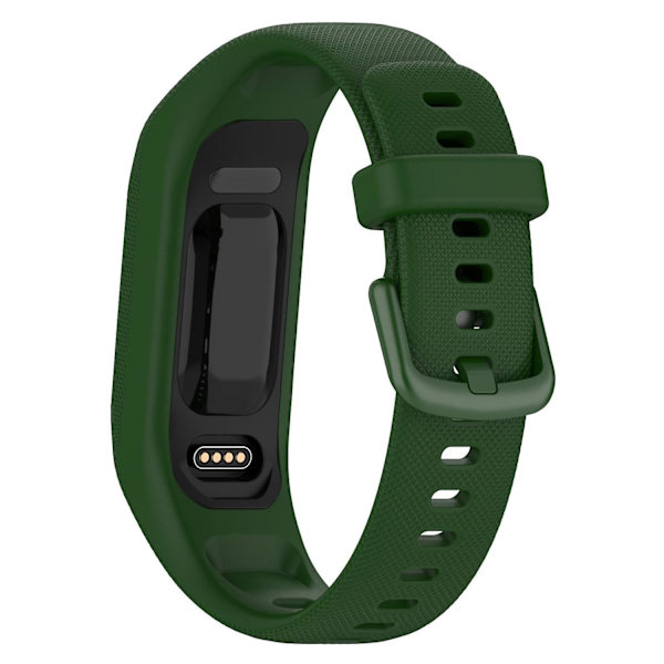 För Garmin Vivosmart 5 anti-scratch Silikon watch med fodralskydd case Army Green none