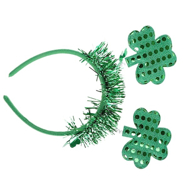 Irish Saint Patrick's Day Pannband Clover For Head Boppers Shamrock Hair Hoop