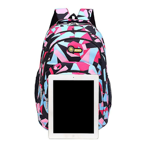 Gymnasieryggsäckar för flickor grundskolebarn skolväska mochila högkvalitativ skolväskor med stor kapacitet för barn pojkar Pink