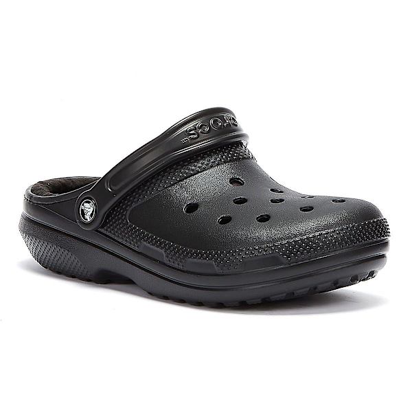 Crocs klassiska fodrade svarta träskor för dam Black UK 6 / EUR 38-39 / US 8
