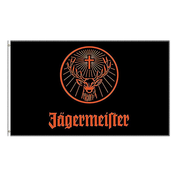 3x5 Ft Jagermeister Flag Polyester printed flaggor och banderoller för dekoration 60 x 90cm