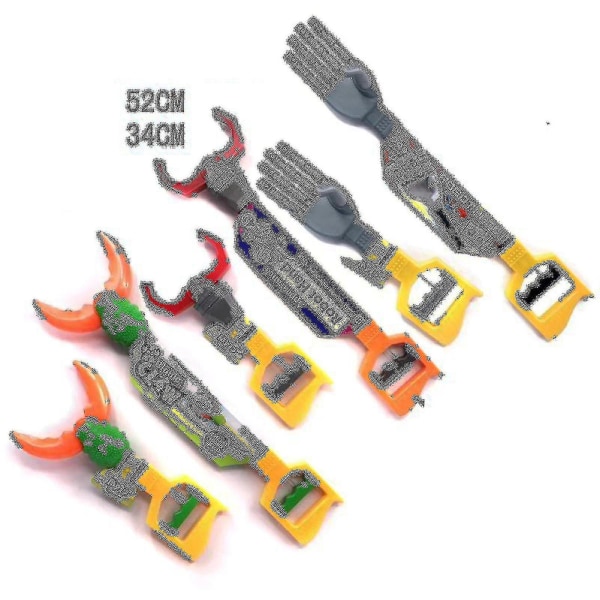 Sinknap Grabber Toy Creative Magic Props Lättvikts Early Learning Grabber Toy för hemmet Random Color Long Robot Hand