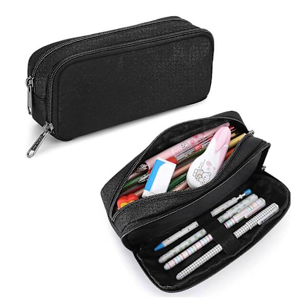 Case med stor kapacitet Oxford Storage Pouch Marker Case Enkel pappersväska Skolkontor O null none