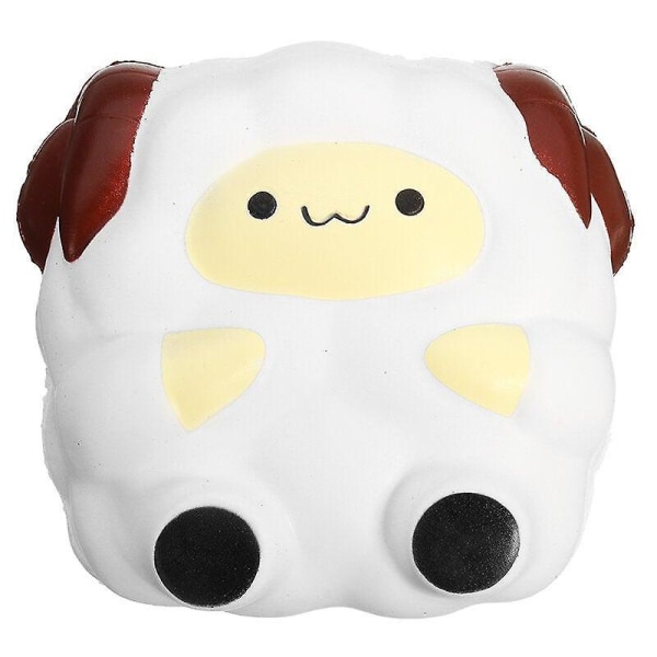 Squishy Jumbo Får Lamm 12 cm Söt Mjuk Slow Rising Collection Presentdekorleksak White