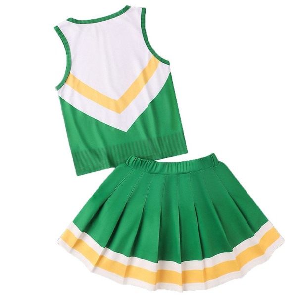 3-10 år Barn Flickor Cheerleader Costume Stranger Things 4 Cosplay Party Outfits 5-6 Years