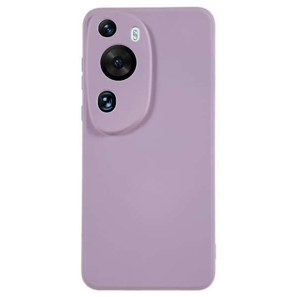 För Huawei P60 Art Fiber Foder Anti-Scratch cover Gummibelagt mjukt TPU phone case Purple none