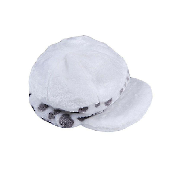 Anime One Piece Trafalgar Law Cosplay kostym Herr Cos Unisex lång kappa kappa hatt Hat L