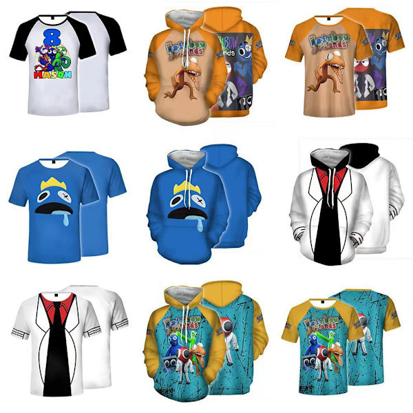 Regnbåge vänner spel perifer kort ärm F4 Short sleeved F4 M