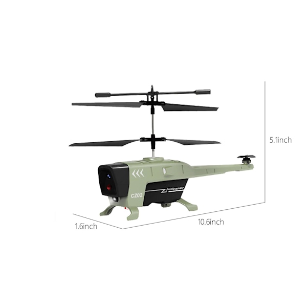 Rc Helikoptrar - Fjärrkontroll Helikopter För Barn Och Vuxna Induktion Hinder Undvikande Helikopter null none