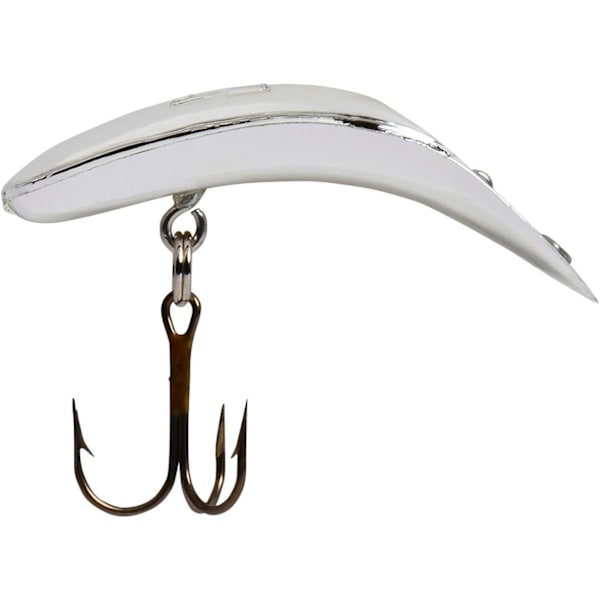 Yakima Bait Flatfish F-5 High Action Plug Metallisktsilver