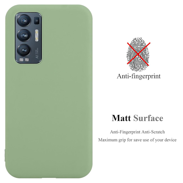 Oppo FIND X3 NEO Hülle Handy Cover TPU- case - matta färger CANDY PASTEL GREEN FIND X3 NEO