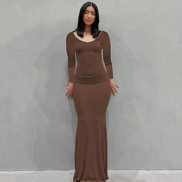 Satin Slip Ärmlös Maxiklänning utan rygg Kvinnor 2022 Sommar Bodycon Eleganta sexiga kläder Dam Födelsedagsfest Club Sundress XS