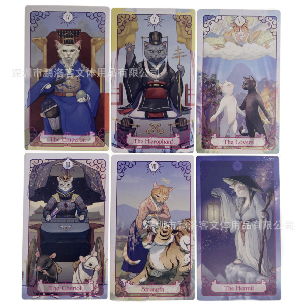Cat Oracle Tarot Card Spådomskort