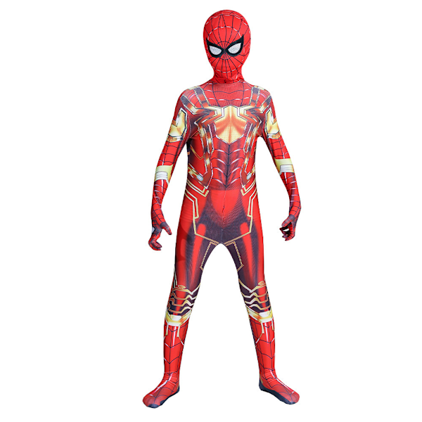 Spider-Man Leotard Jumpsuit Miles Kläder Hjälte Expedition Vuxen Barn Halloween Kostym cos Golden King Kong Spider-Man Veil 160 adult (150-160cm)