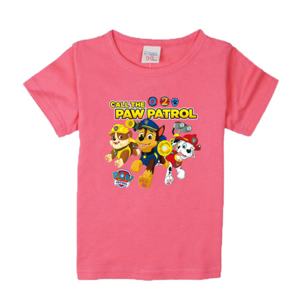 Wang Wang Team Bomull Barn Kortärmad T-shirt Vattenmelon Röd 100cm