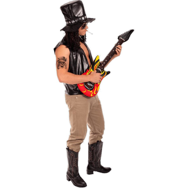 Orion Kostymer Herr Guns N' Roses Slash Rock 80-tals Fancy Dress Kostym Black none