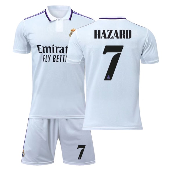 Real Madrid tröja 22 23 fotbollströja NO.7 Hazard 16（90-100cm) 62dd |  16（90-100cm) | Fyndiq