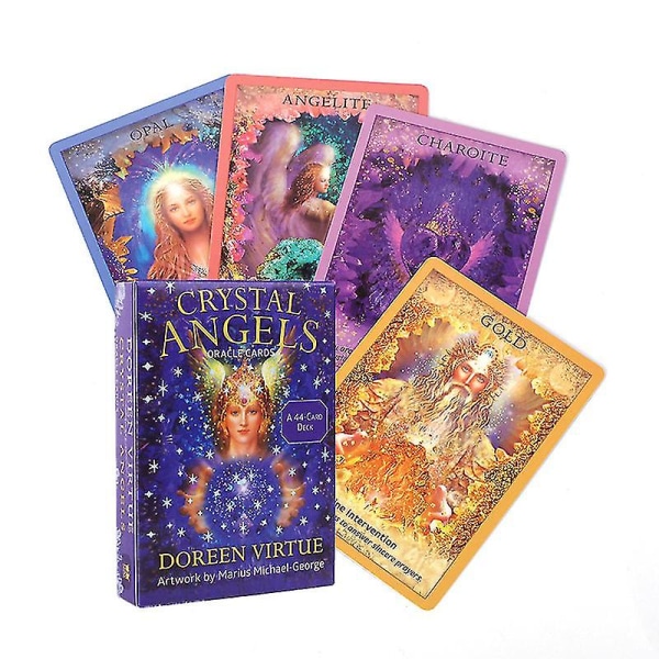 The Angels Oracle Cards Engelska Läs Fate Brädspel Tarot Spelkortlek För fest Personlig underhållning44st Ts23 null none