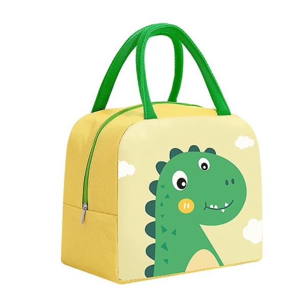 Cartoon Bento Bag Stor Kapacitet Aluminiumfolie Förtjockad Lunch Thermal och Kallisolering Väska Ny barnportabl Pink