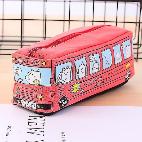 Studentbrevpapperskassa Små djur Busspapperslåda Tecknad animationsbrevlåda #yg Red