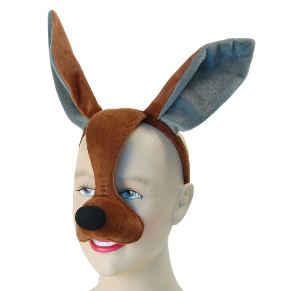 Bristol Novelty Unisex Kängurumask för vuxna Brown One Size
