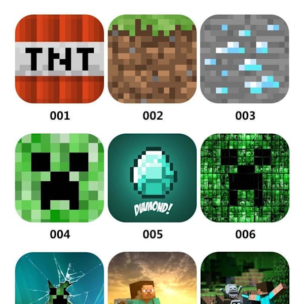 Minecraft Alarm Clock Led Night Light F3