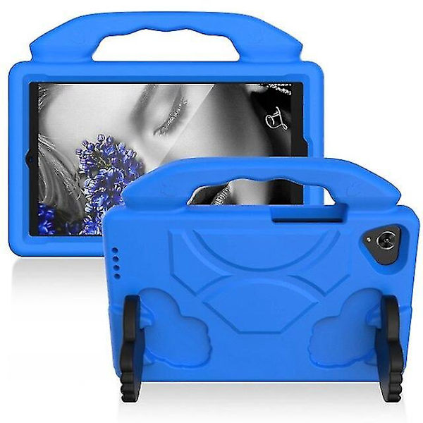 För Samsung Galaxy Tab A 8.0 2019 Sm-t290 Sm-t295 Case Giftfritt Eva Foam Stötsäkert Stand Cover för barn Blue