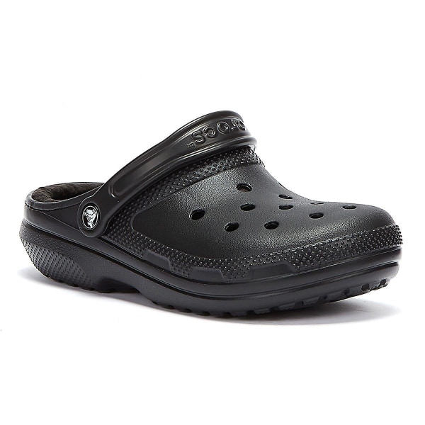 Crocs klassiska fodrade svarta träskor för dam Black UK 7 / EUR 39-40 / US 9