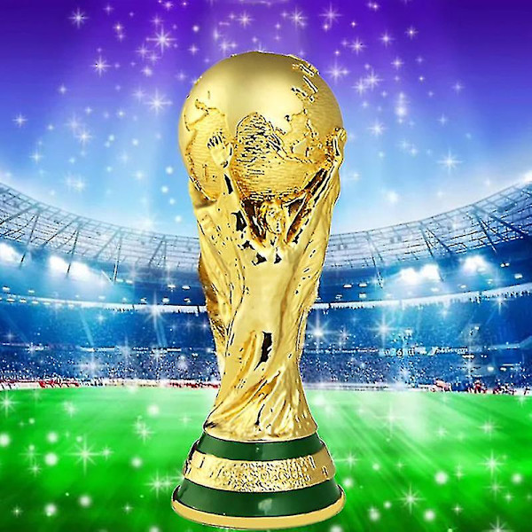 World Cup Football Trophy Resin Replica Trophy Model Fotbollsfan Souvenirpresent 21CM